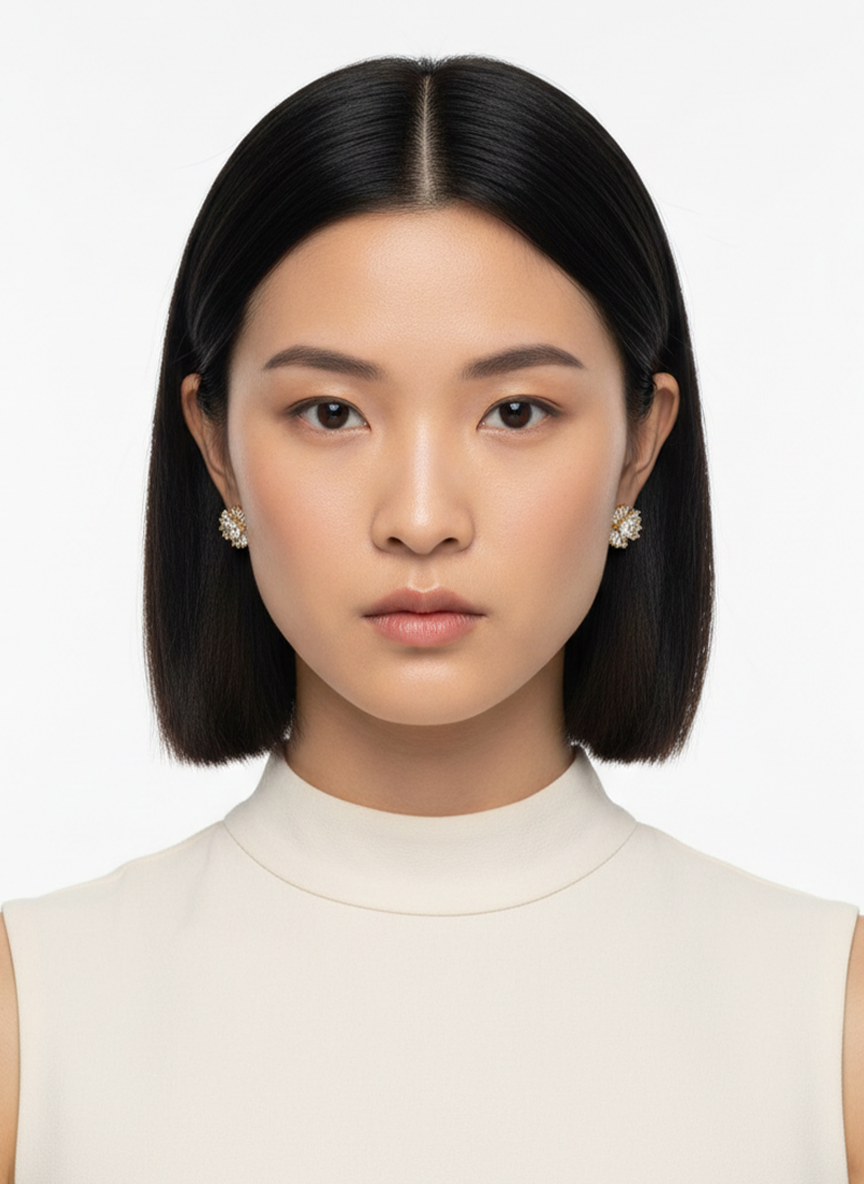 Maison Solène Halo Studs