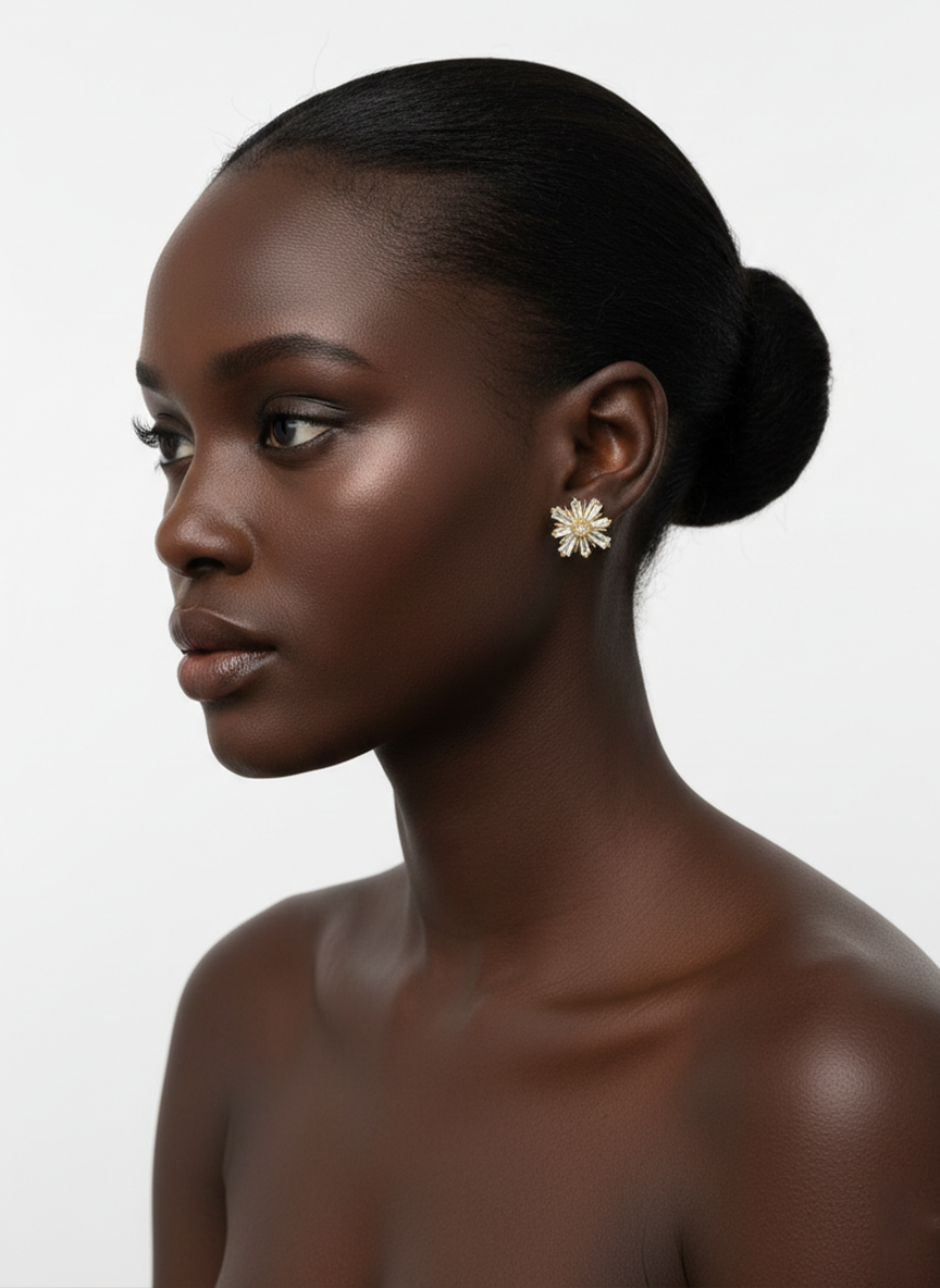 Soleil Étoilé Radiant Studs