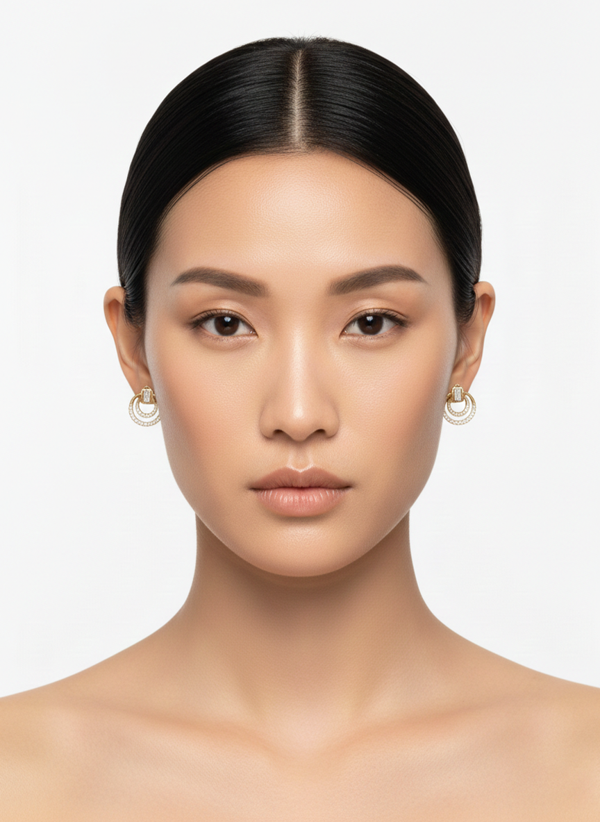 Linea Aurea Duet Hoops