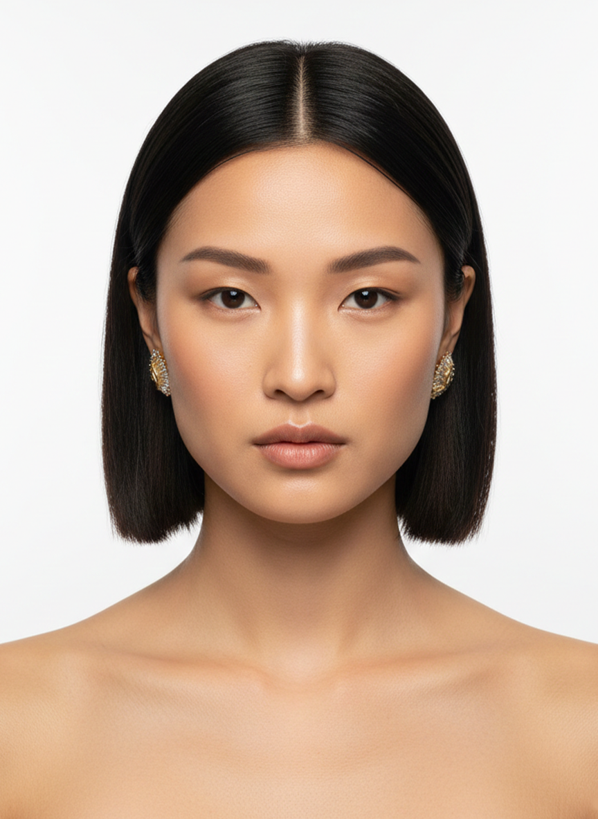 Étoile Marquise Halo Studs