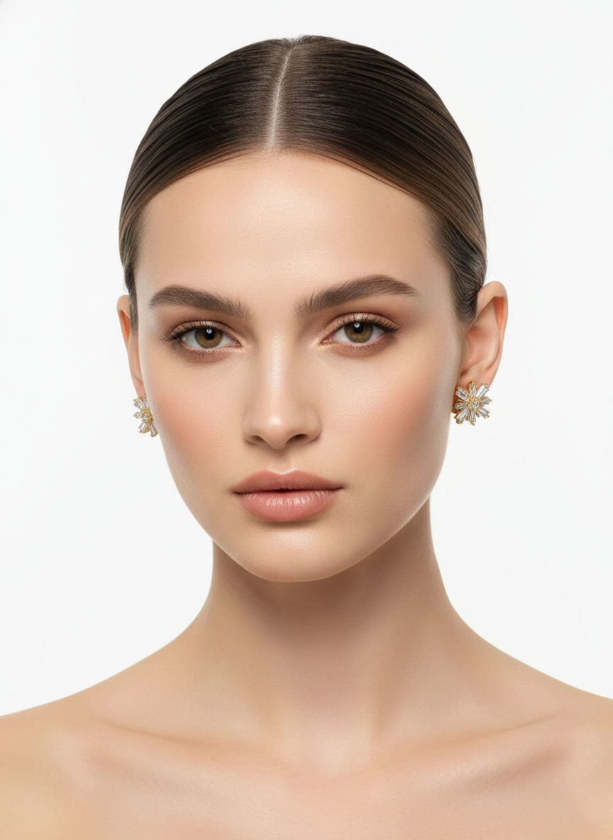 Soleil Étoilé Radiant Studs