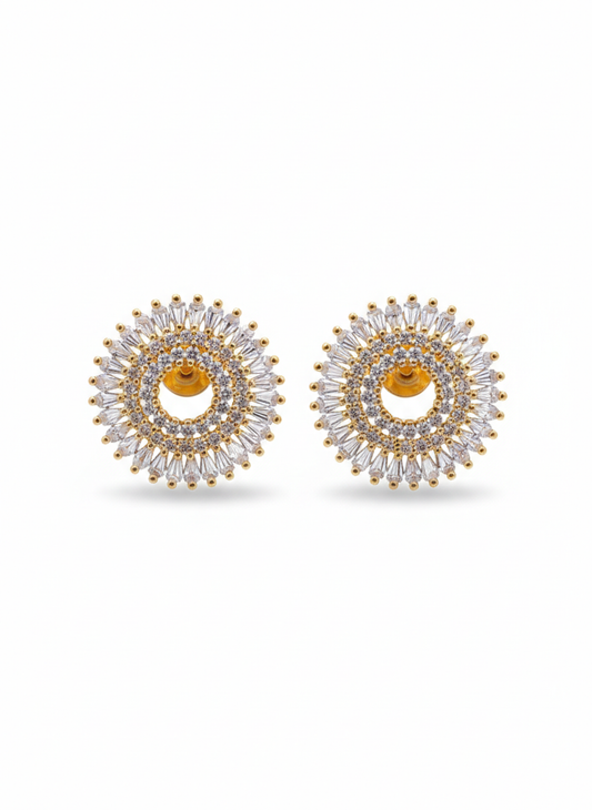 Solea Radiant Disc Earrings