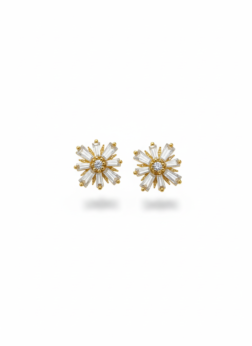 Soleil Étoilé Radiant Studs