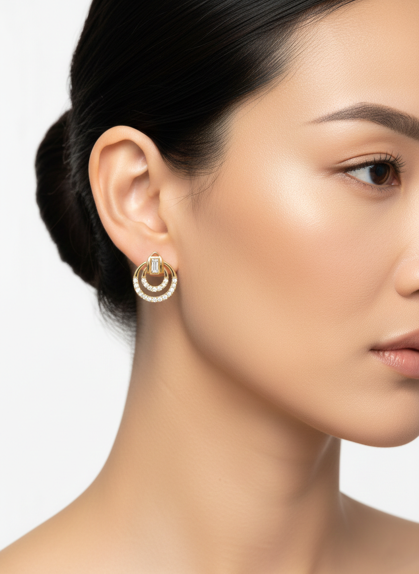 Linea Aurea Duet Hoops